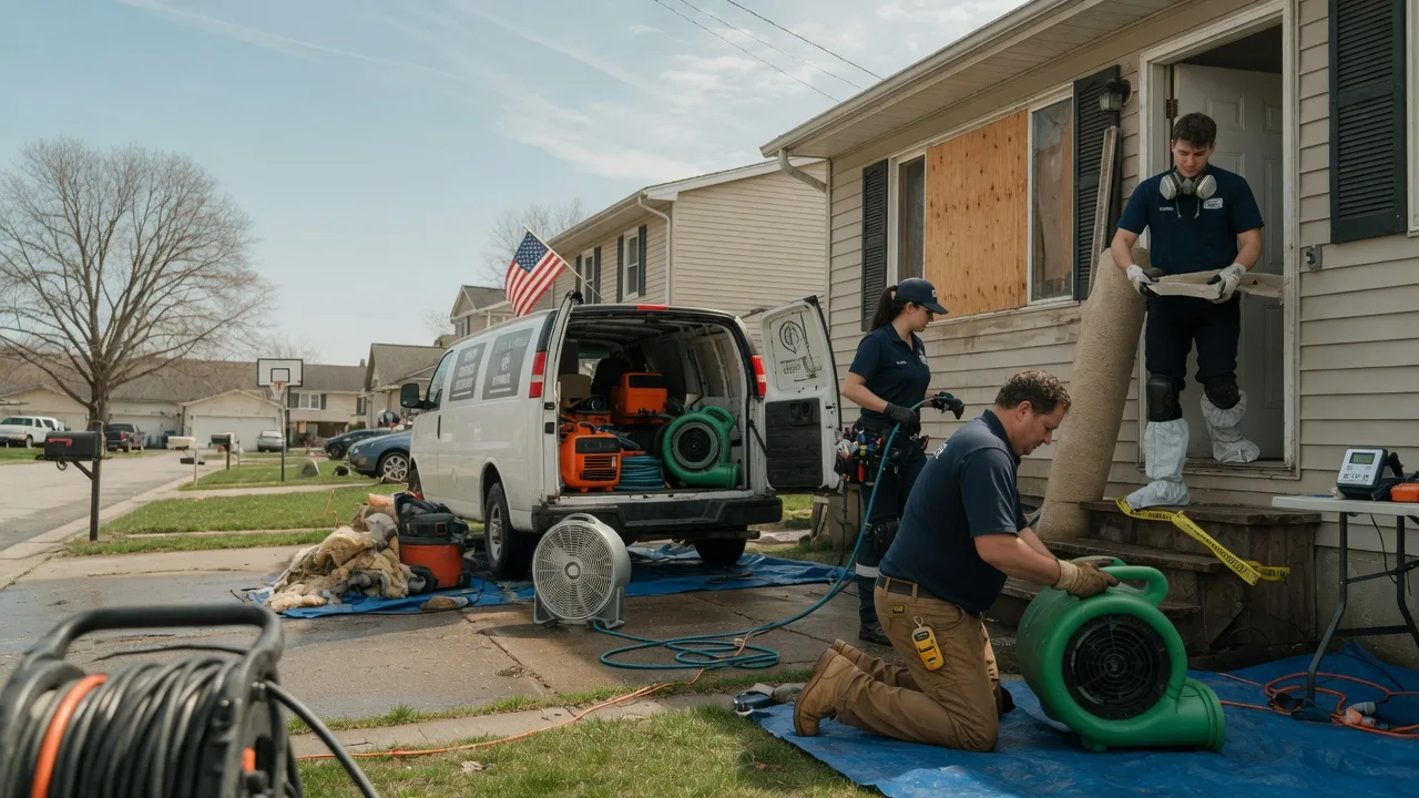 Water Damage Restoration in Hudson, IN near me